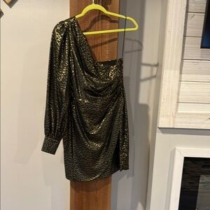 Ralph Lauren Ocelot cocktail dress